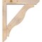 Ekena Millwork Funston Slat Smooth Bracket w/ Offset Brace, Douglas Fir, 5 1/2"W x 32"D x 36"H BKT0604X32X36FST06SDF - alternate 2
